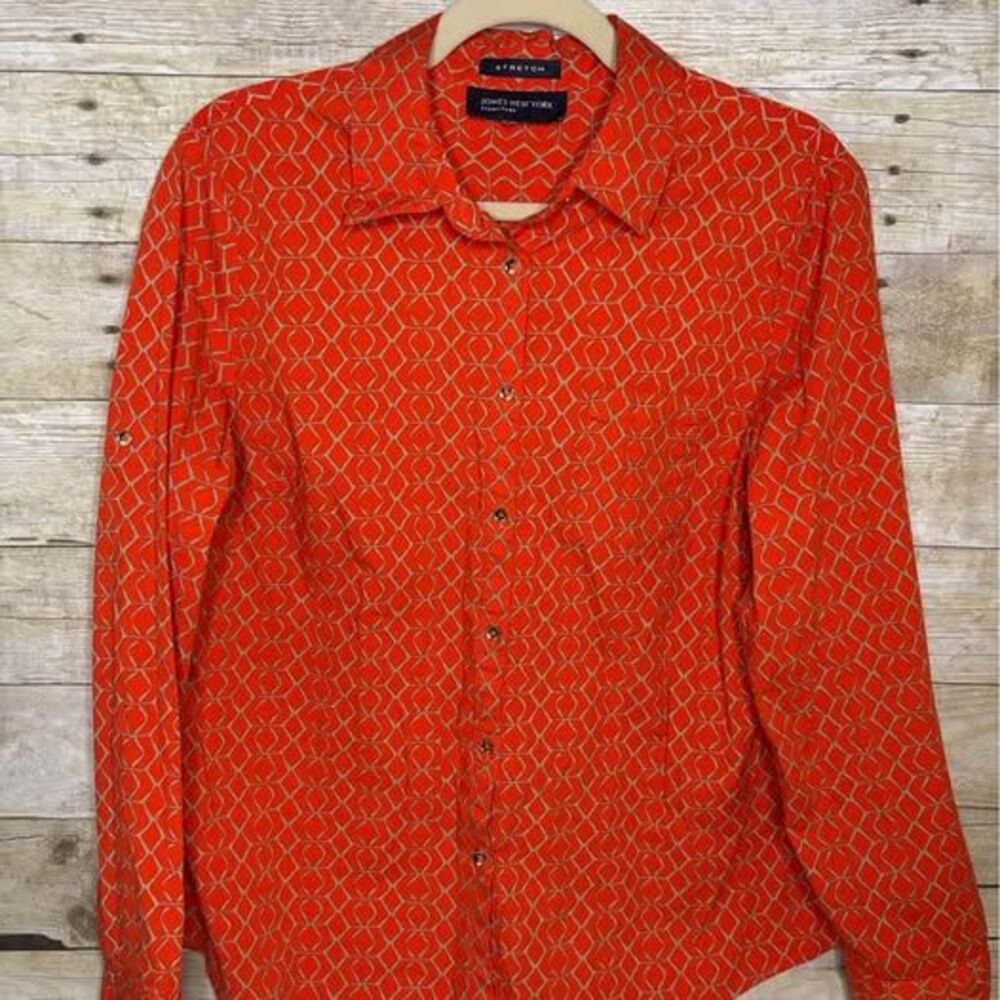 Large Jones New York Stretch Cotton/Elastan